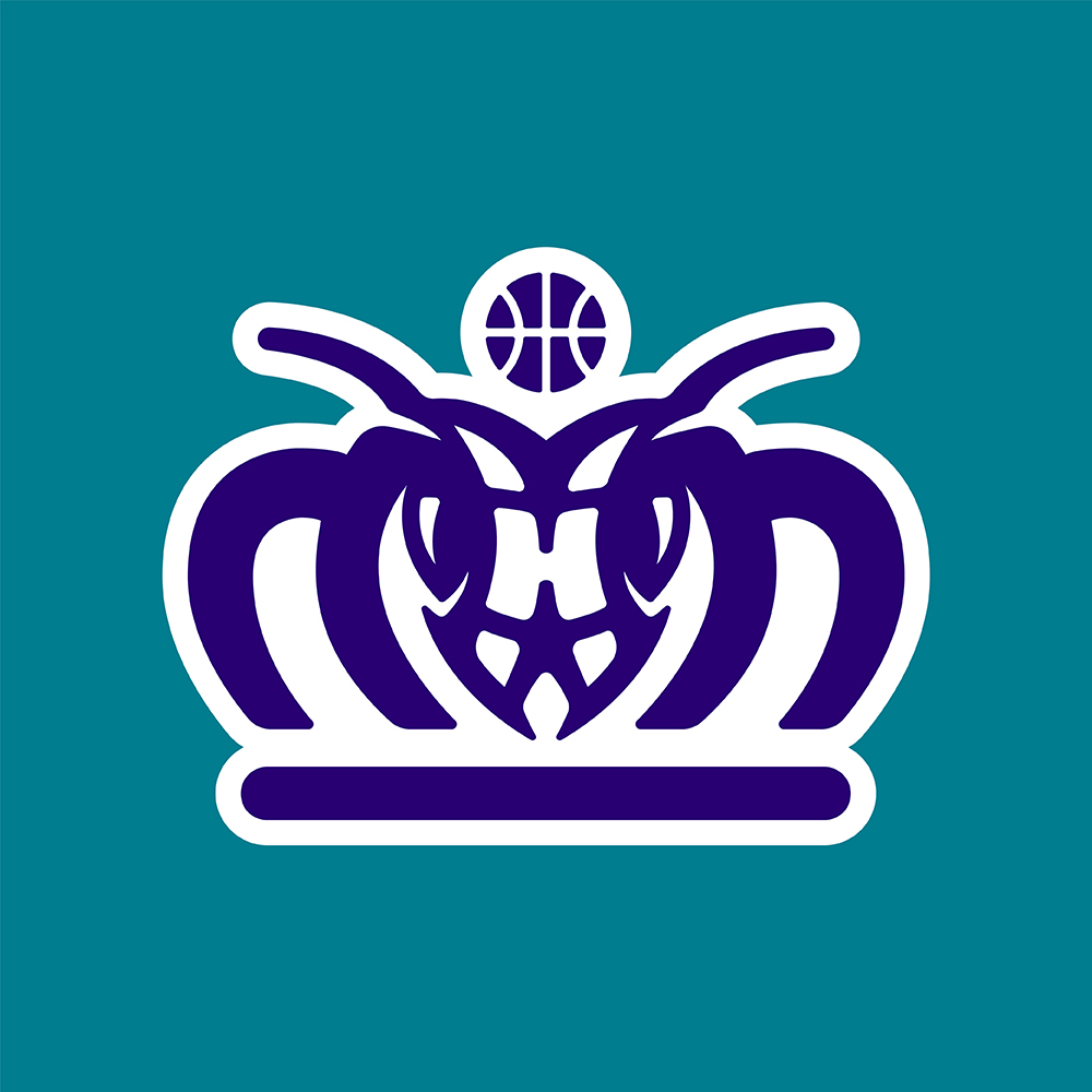 Creative rebrand of the Charlotte Hornets NBA team