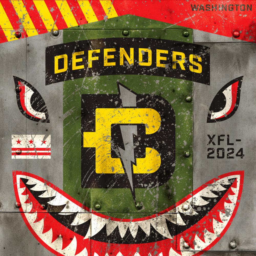 Creative rebrand of the DC Defenders XFL football team