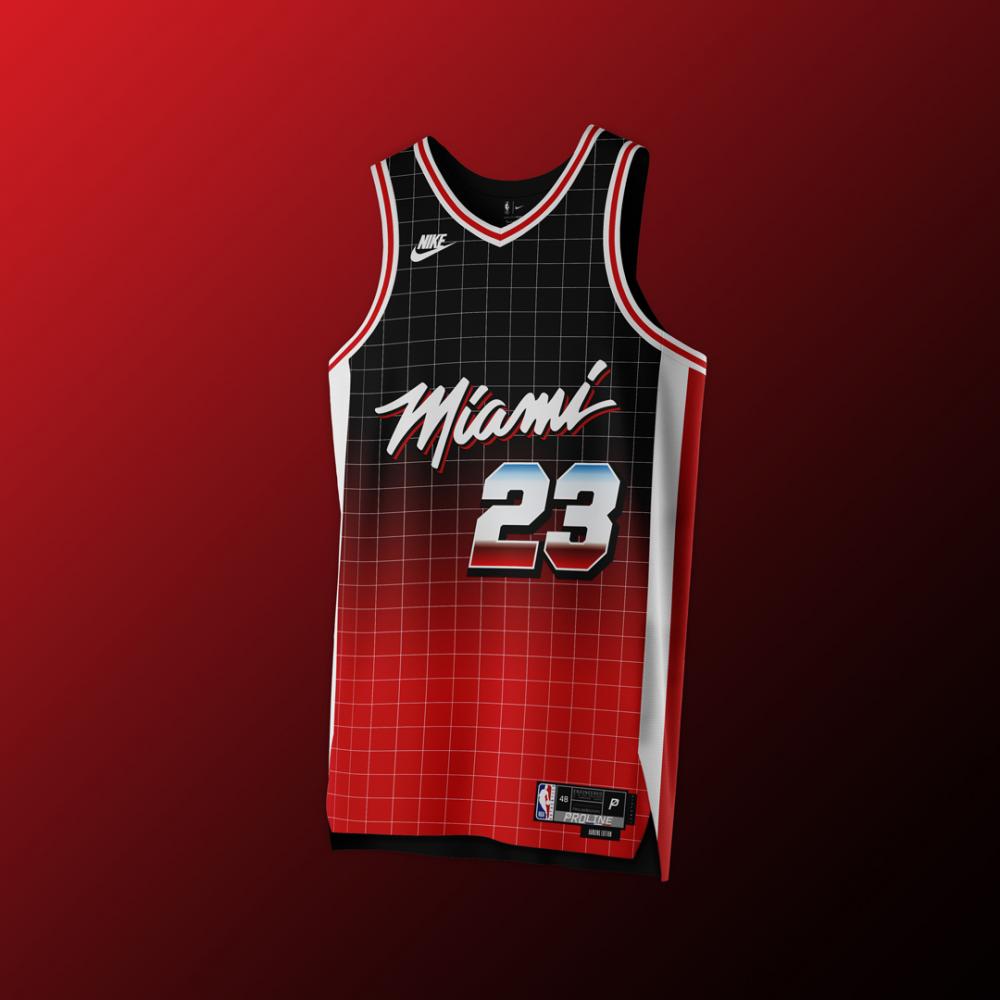 Creative rebrand of the Miami Heat NBA basketball team