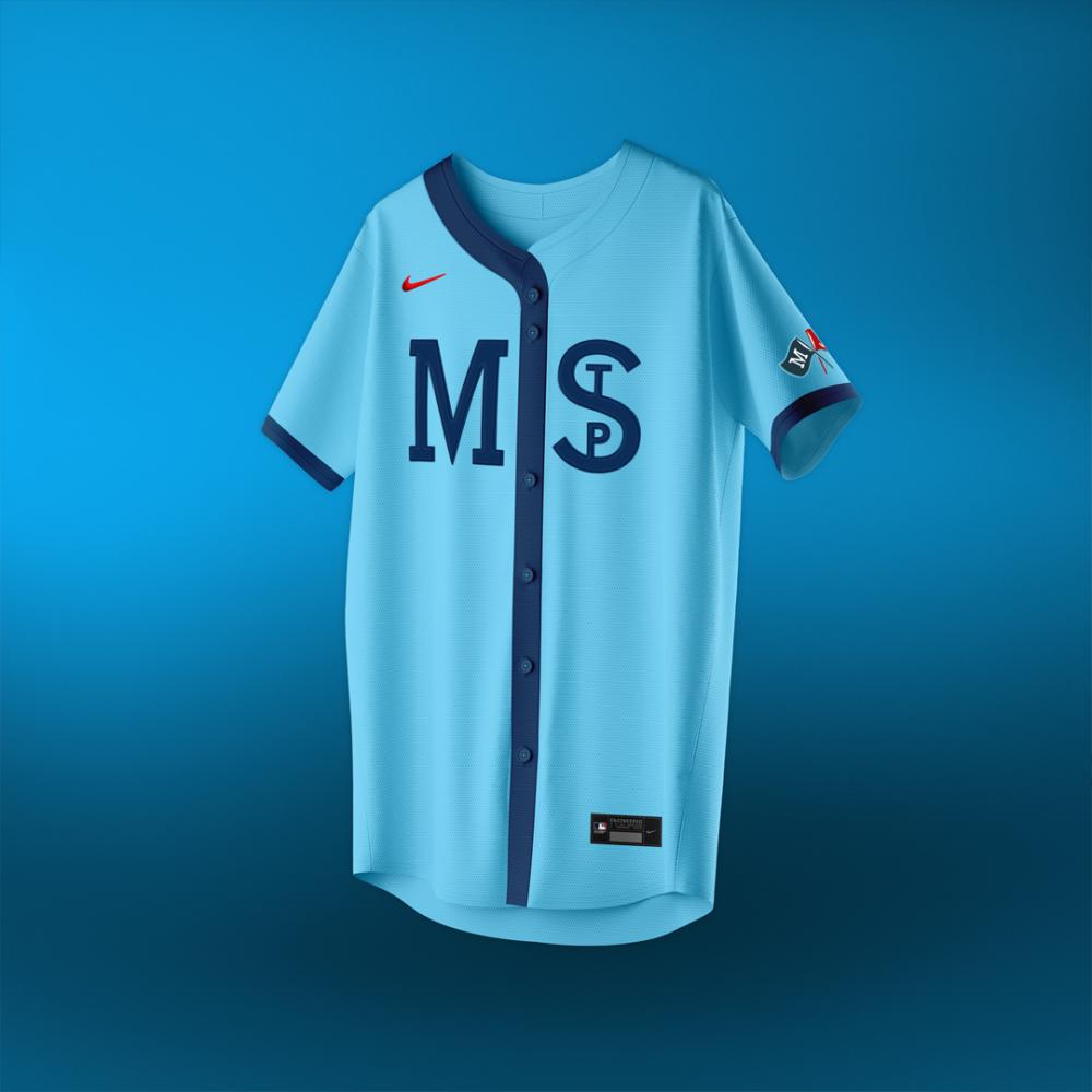 Creative rebrand of the Minnesota Twins MLB baseball jersey