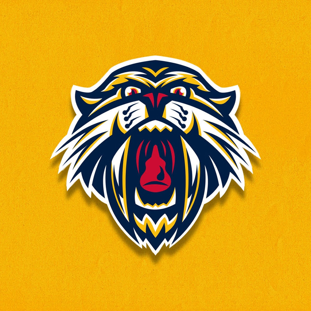 Creative rebrand of the Nashville Predators NHL hockey team
