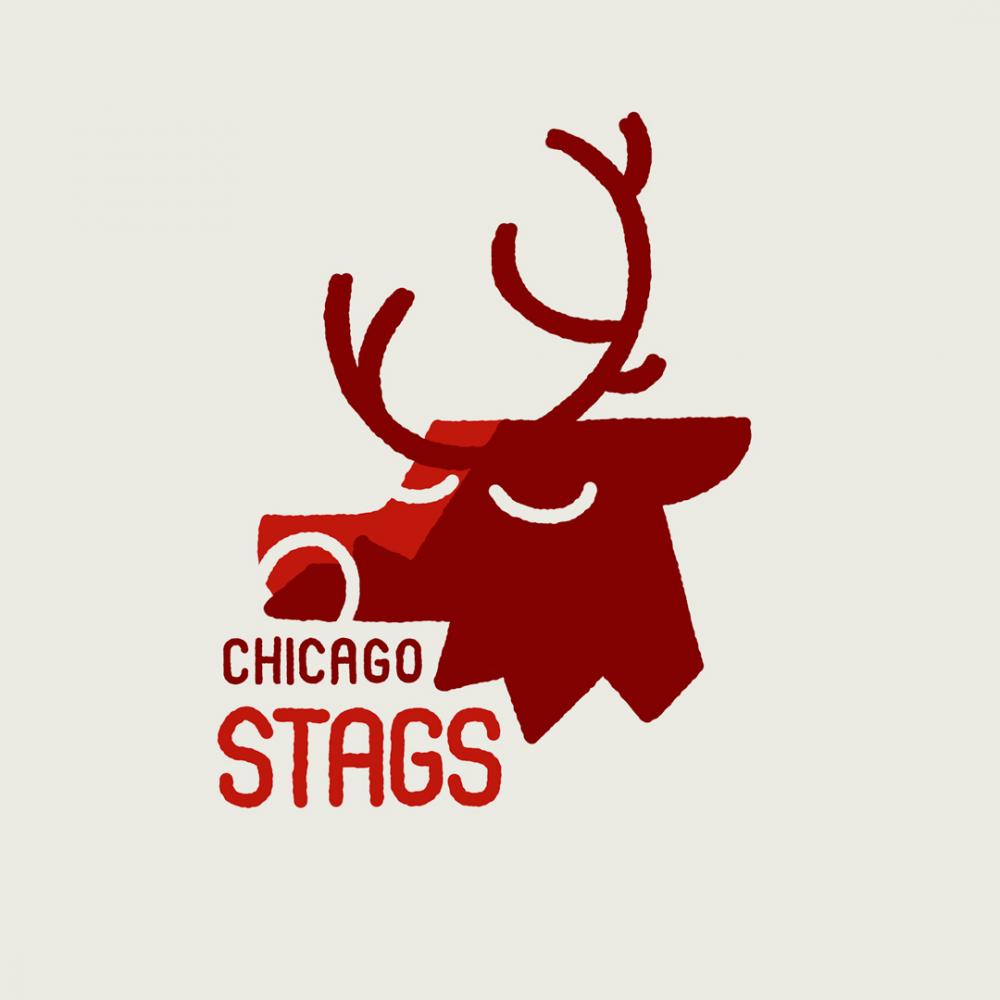 Creative rebrand of the defunct Chicago Stags basketball NBA team