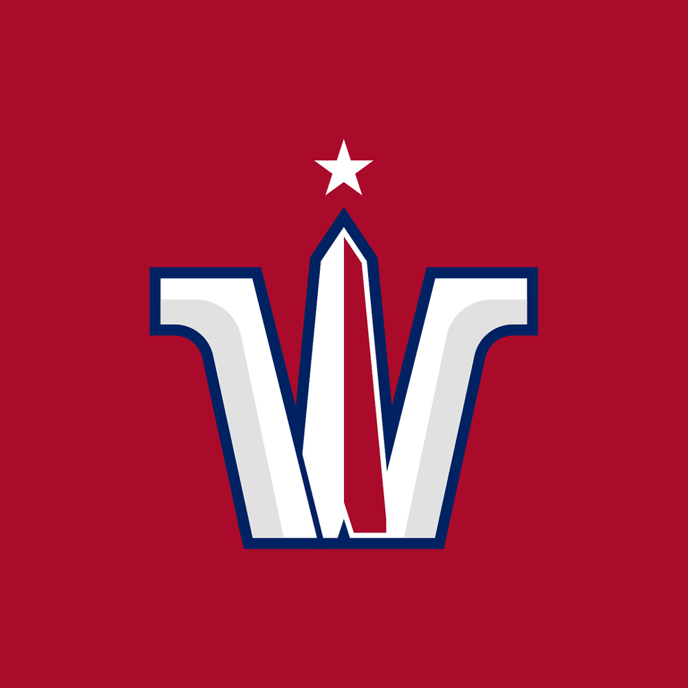 Creative rebrand of the Washington Nationals MLB baseball team